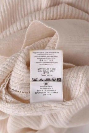 Top sans manche Barbara Bui Ecru en Viscose