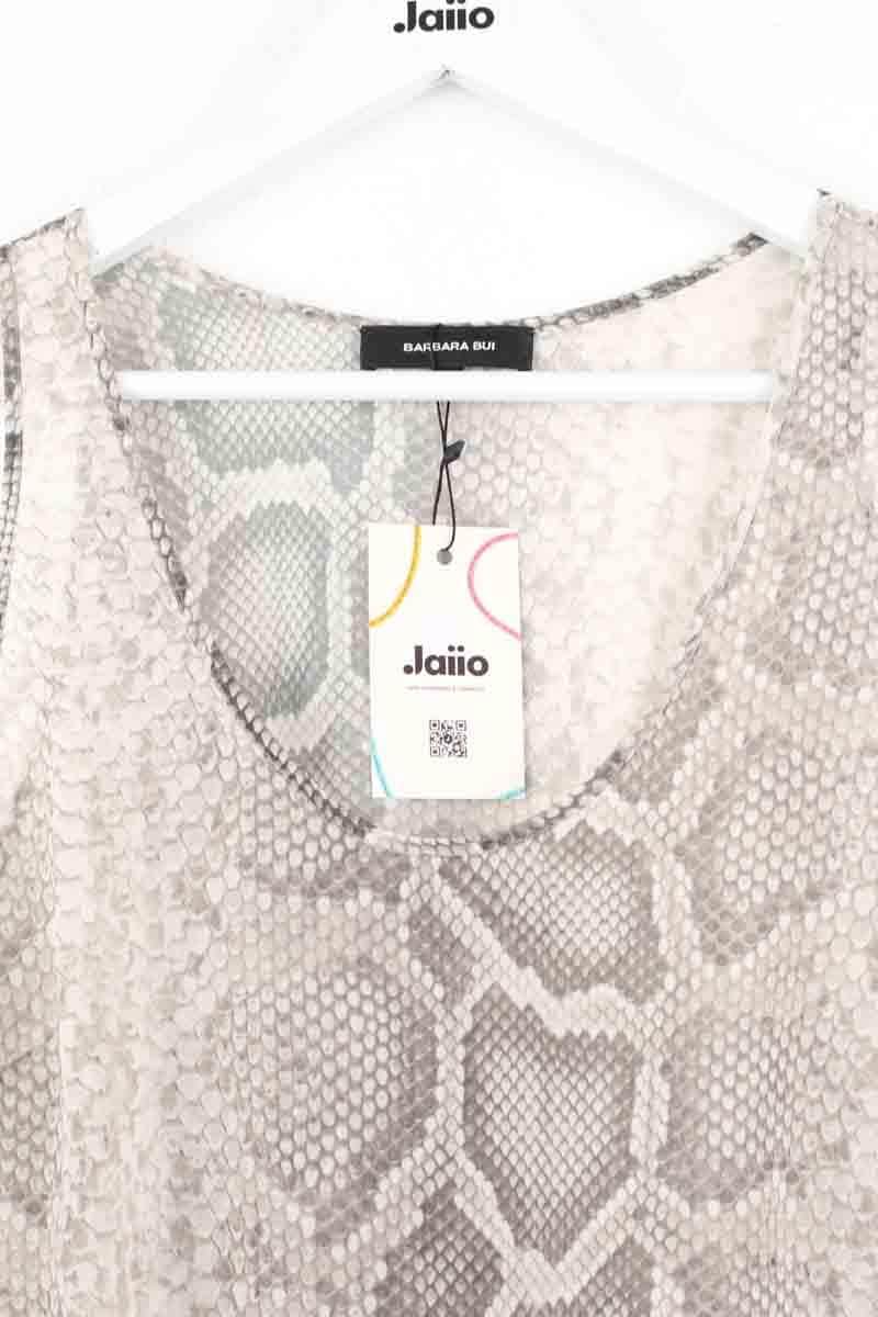 Top sans manche Barbara Bui Gris en Polyester