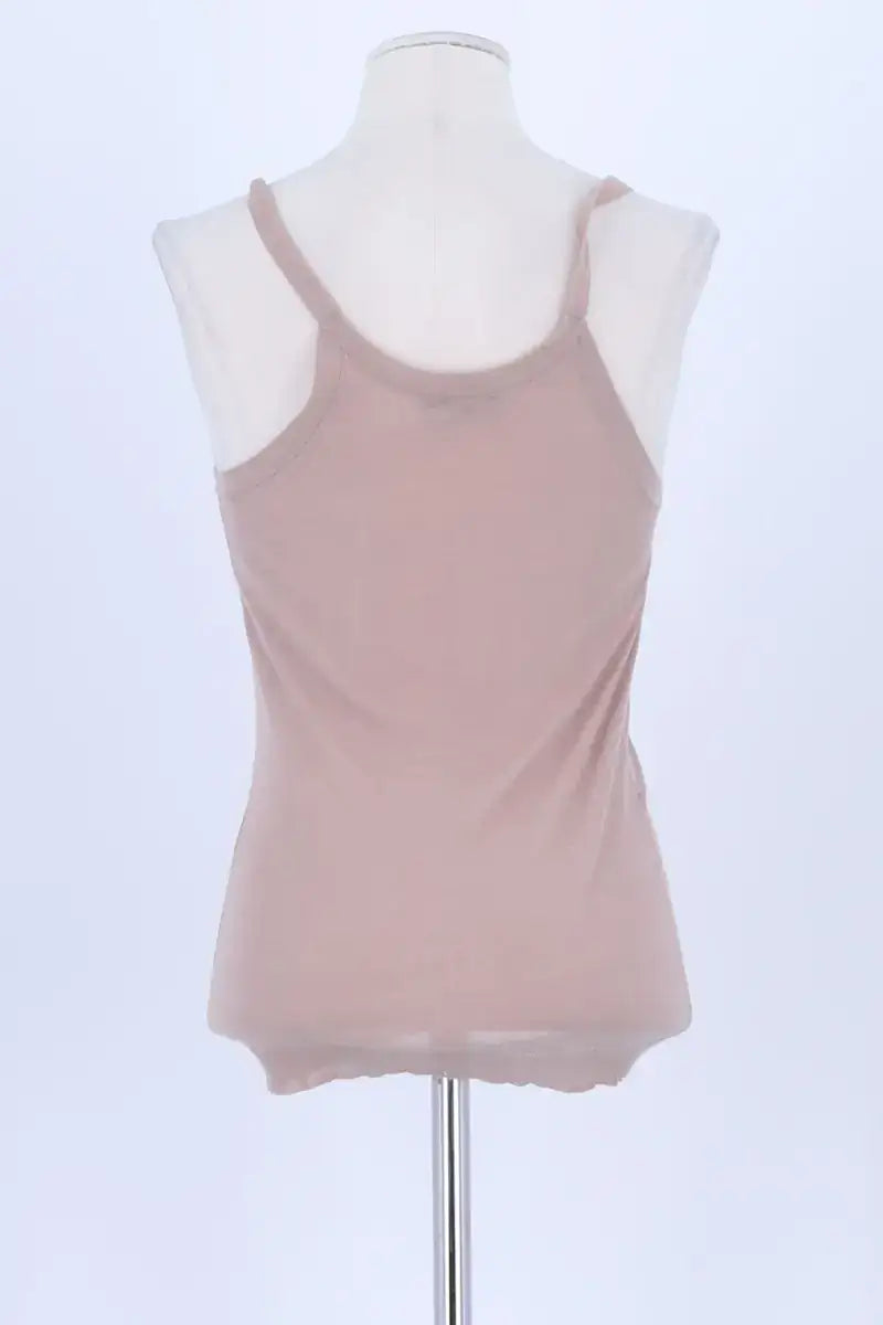 Top sans manche Barbara Bui Rose en Viscose