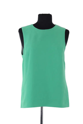 Top sans manche Barbara Bui Vert en Synthétique, taille M - Seconde Main