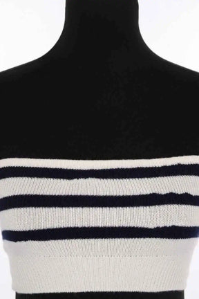 Top sans manche Barrie Ecru en Cachemire