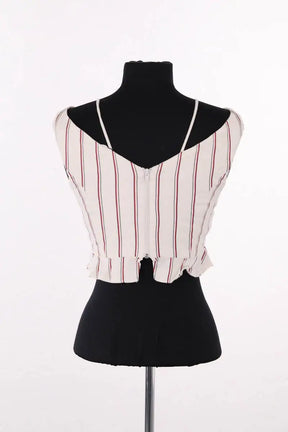 Top sans manche Ba&Sh Beige en Coton