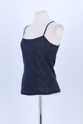 Top sans manche Ba&Sh Bleu en Lin