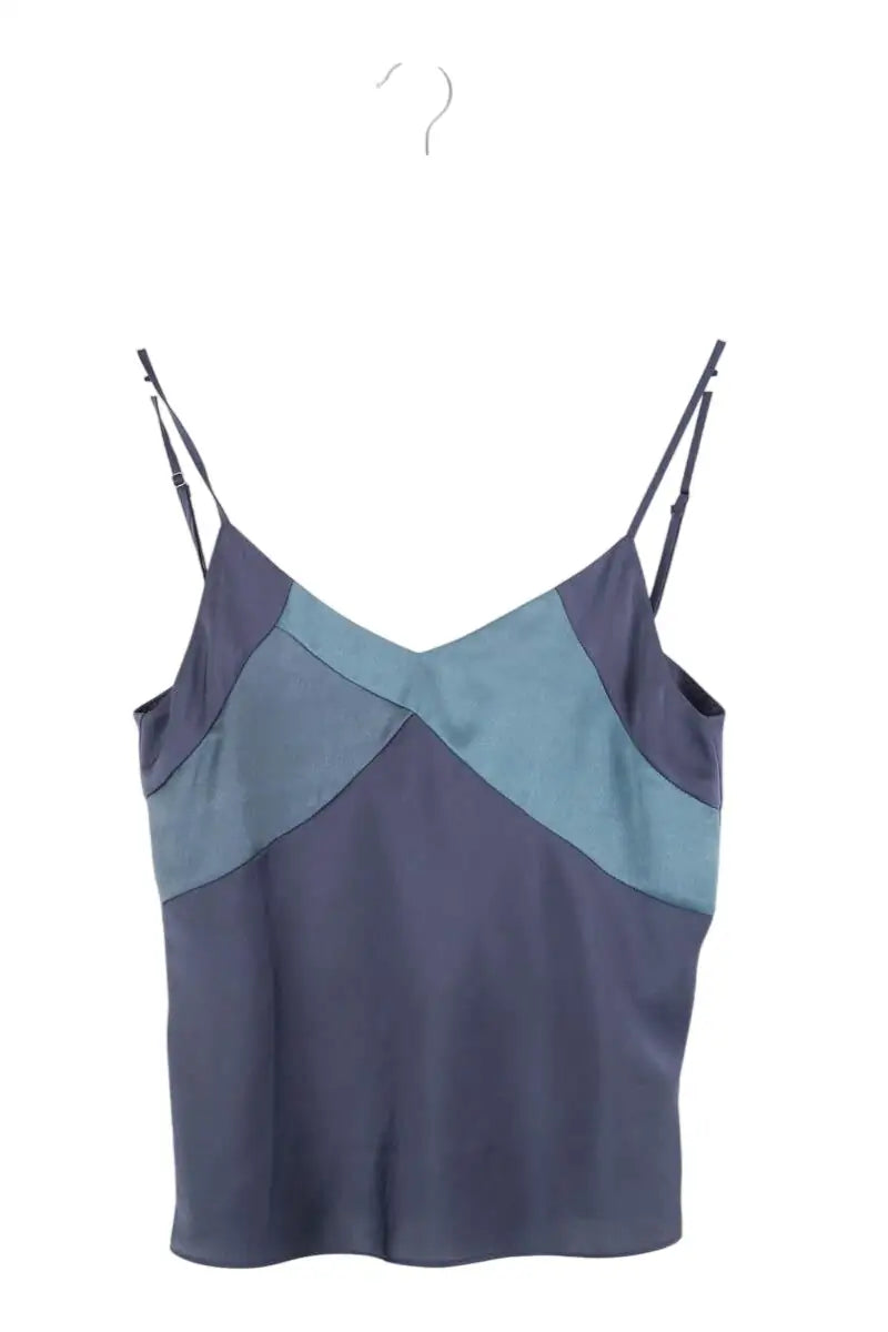 Top sans manche Ba&Sh Bleu en Polyester, taille XS - Seconde Main