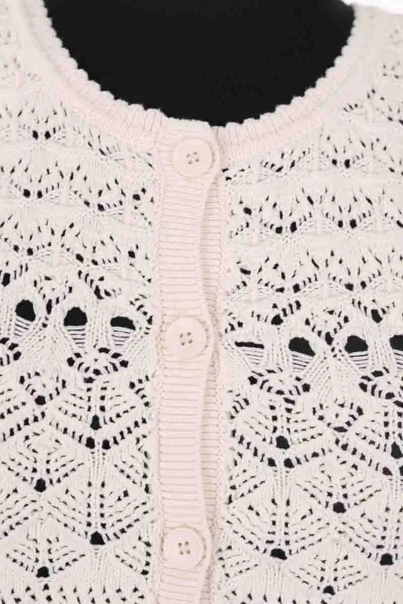 Top sans manche Ba&Sh Ecru en Coton
