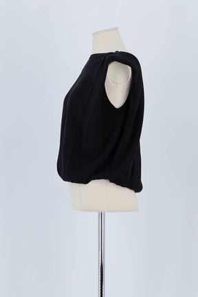 Top sans manche Bash Noir en Polyamide