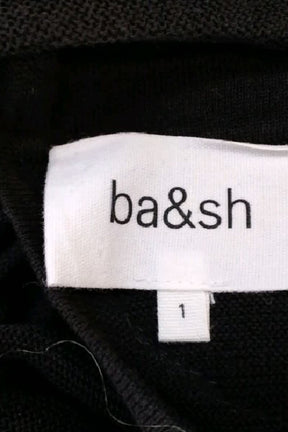 Top sans manche Bash Noir en Polyamide