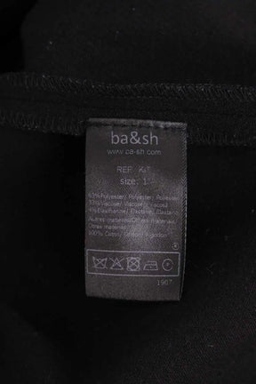 Top sans manche Ba&Sh Noir en Synthétique