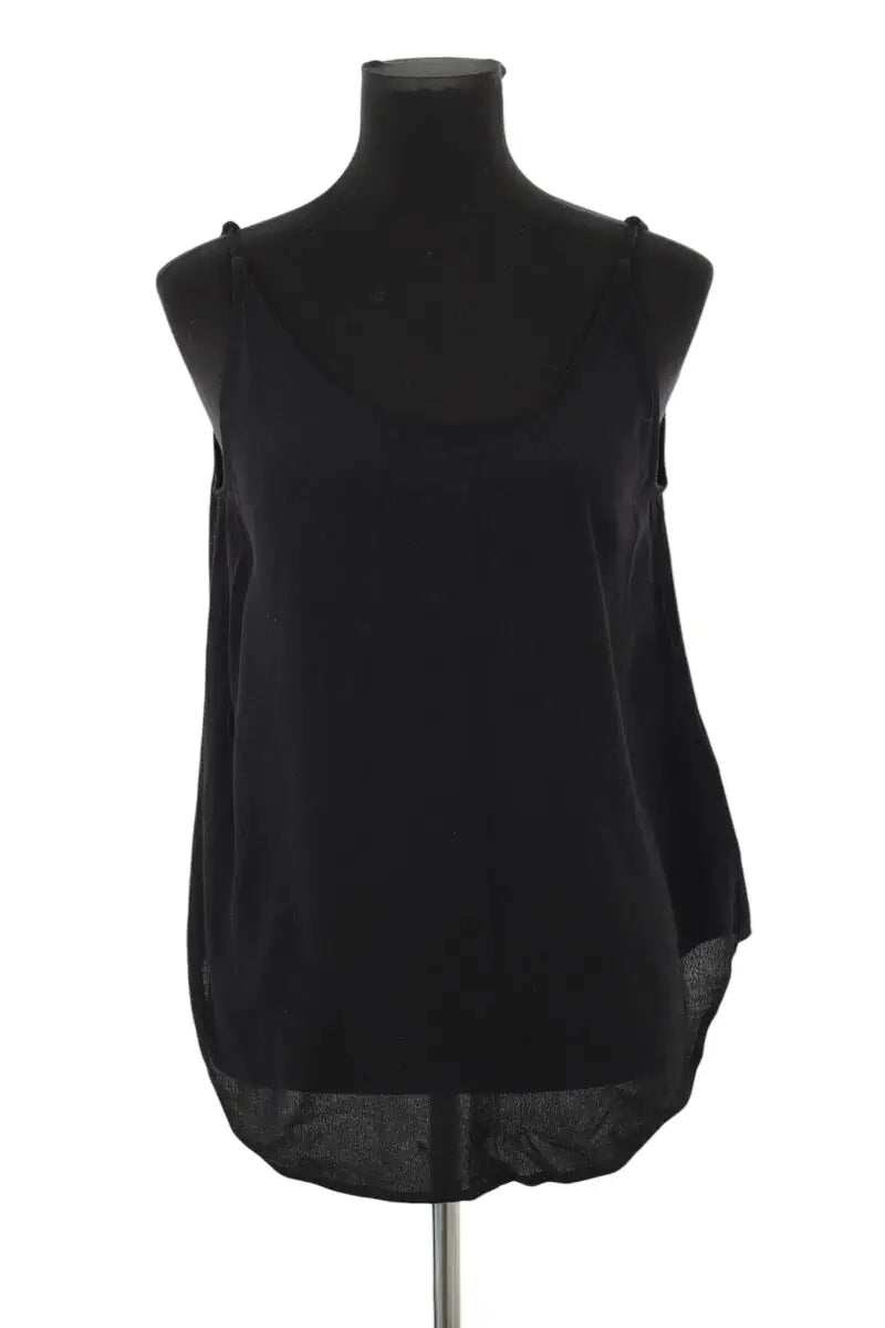 Top sans manche Ba&Sh Noir en Viscose, taille M - Seconde Main