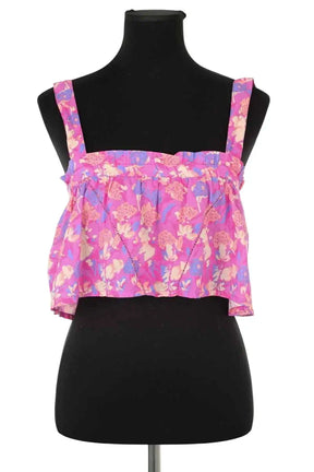 Top sans manche Berenice Tristy Rose en Coton, taille S - Seconde Main