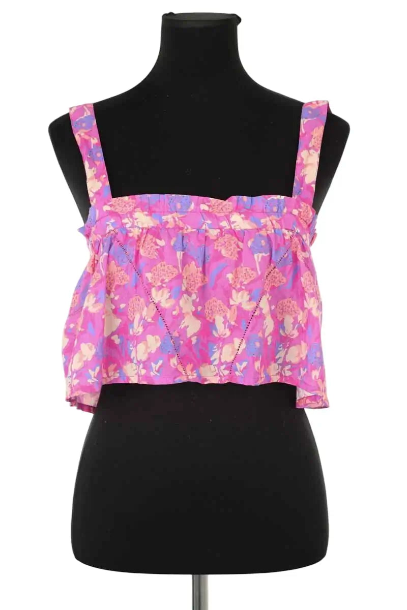 Top sans manche Berenice Tristy Rose en Coton, taille S - Seconde Main