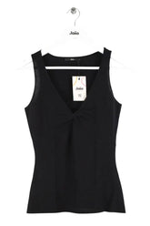 Top sans manche Boss Noir en Soie, taille XS - Seconde Main