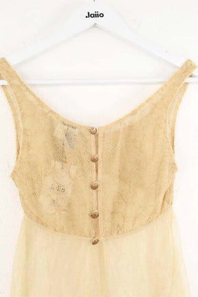 Top sans manche Chanel Doré en Synthétique