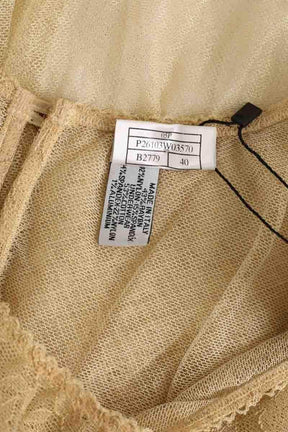 Top sans manche Chanel Doré en Synthétique