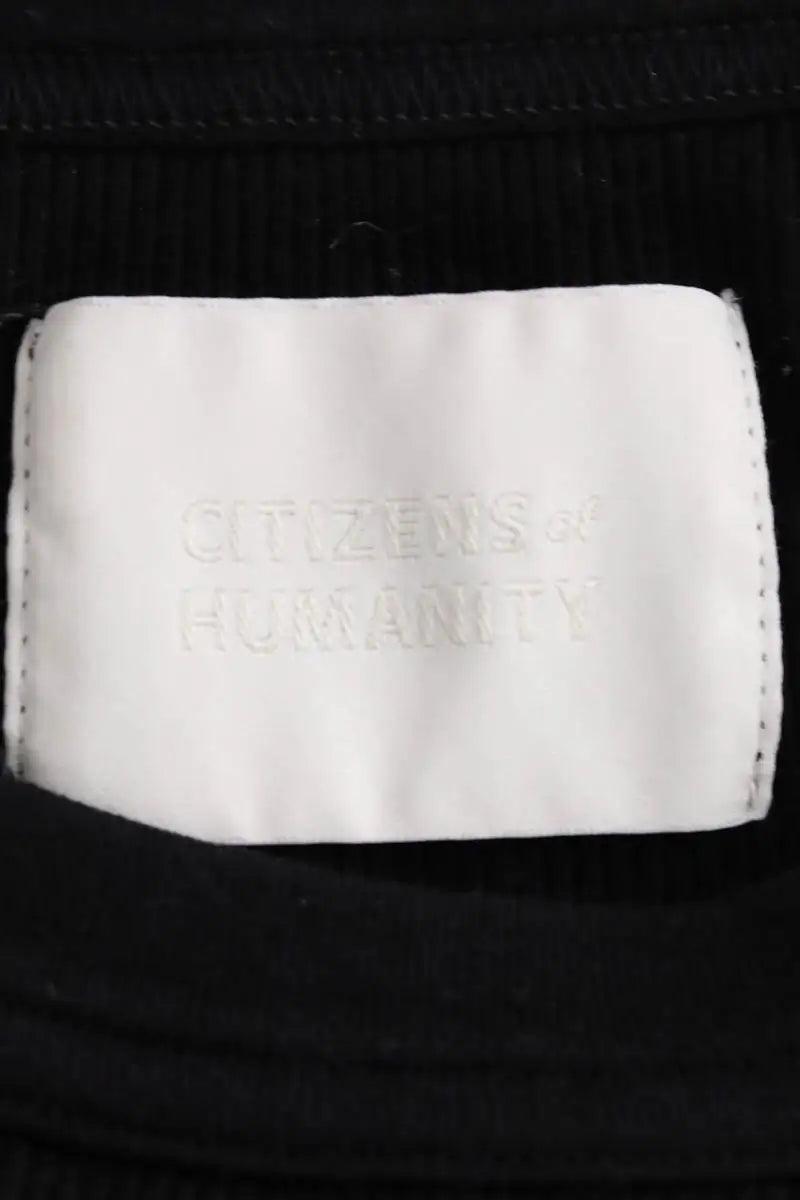 Top sans manche Citizens of Humanity Noir en Coton
