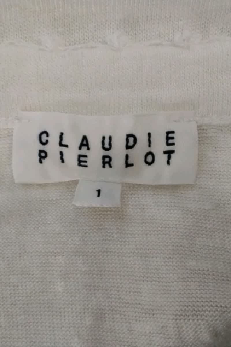 Top sans manche Claudie Pierlot Blanc en Lin