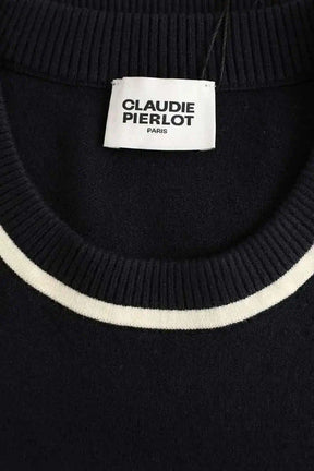 Top sans manche Claudie Pierlot Bleu en Viscose