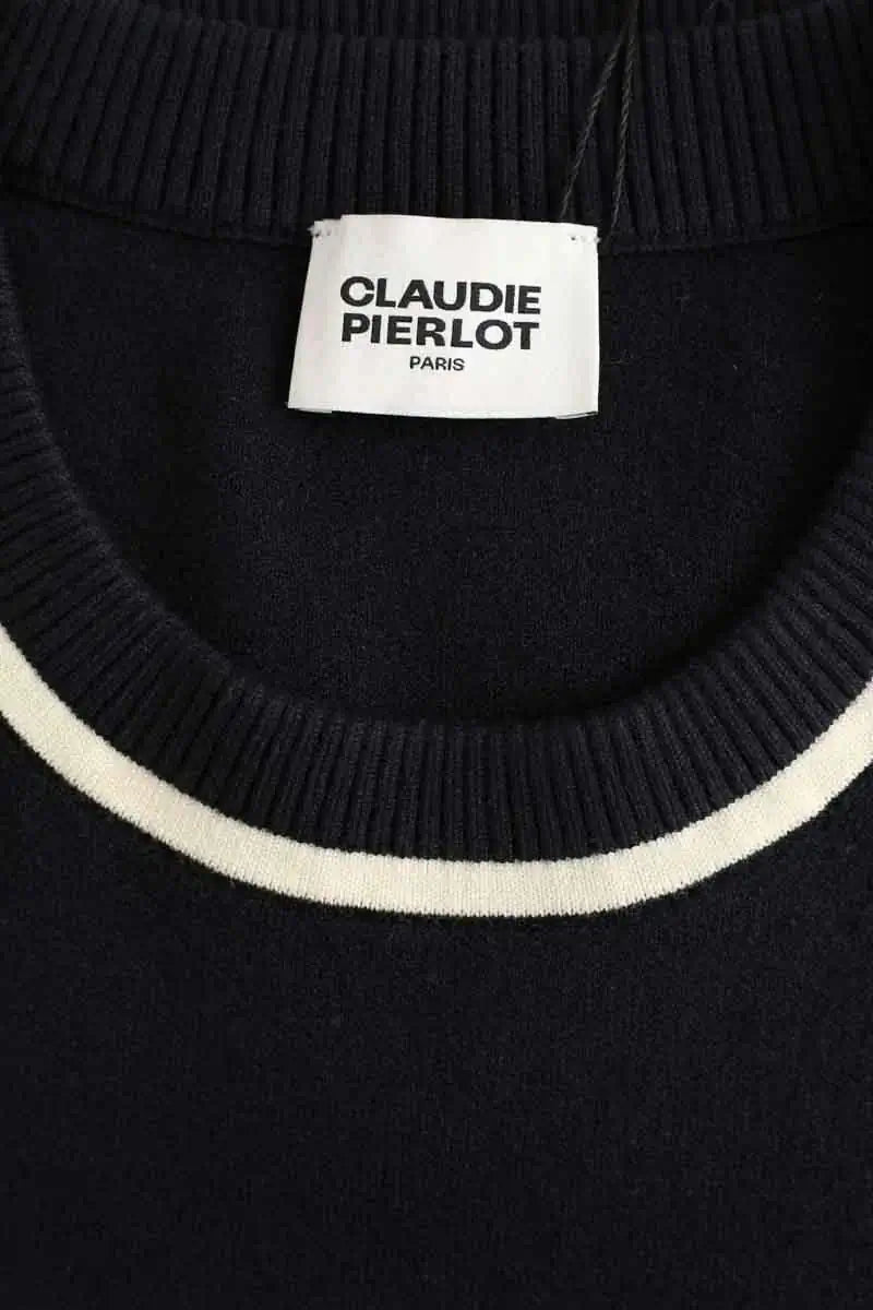 Top sans manche Claudie Pierlot Bleu en Viscose