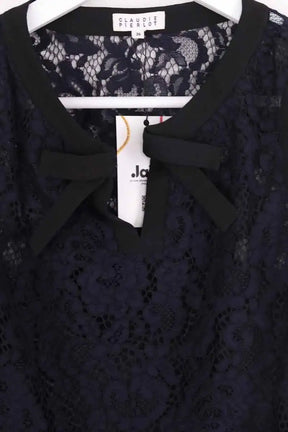 Top sans manche Claudie Pierlot Marine en Coton