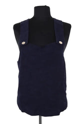 Top sans manche Claudie Pierlot Marine en Viscose, taille L - Seconde Main