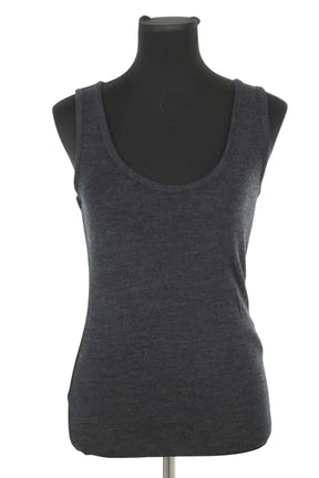 Top sans manche Claudie Pierlot Noir en Laine, taille S - Seconde Main