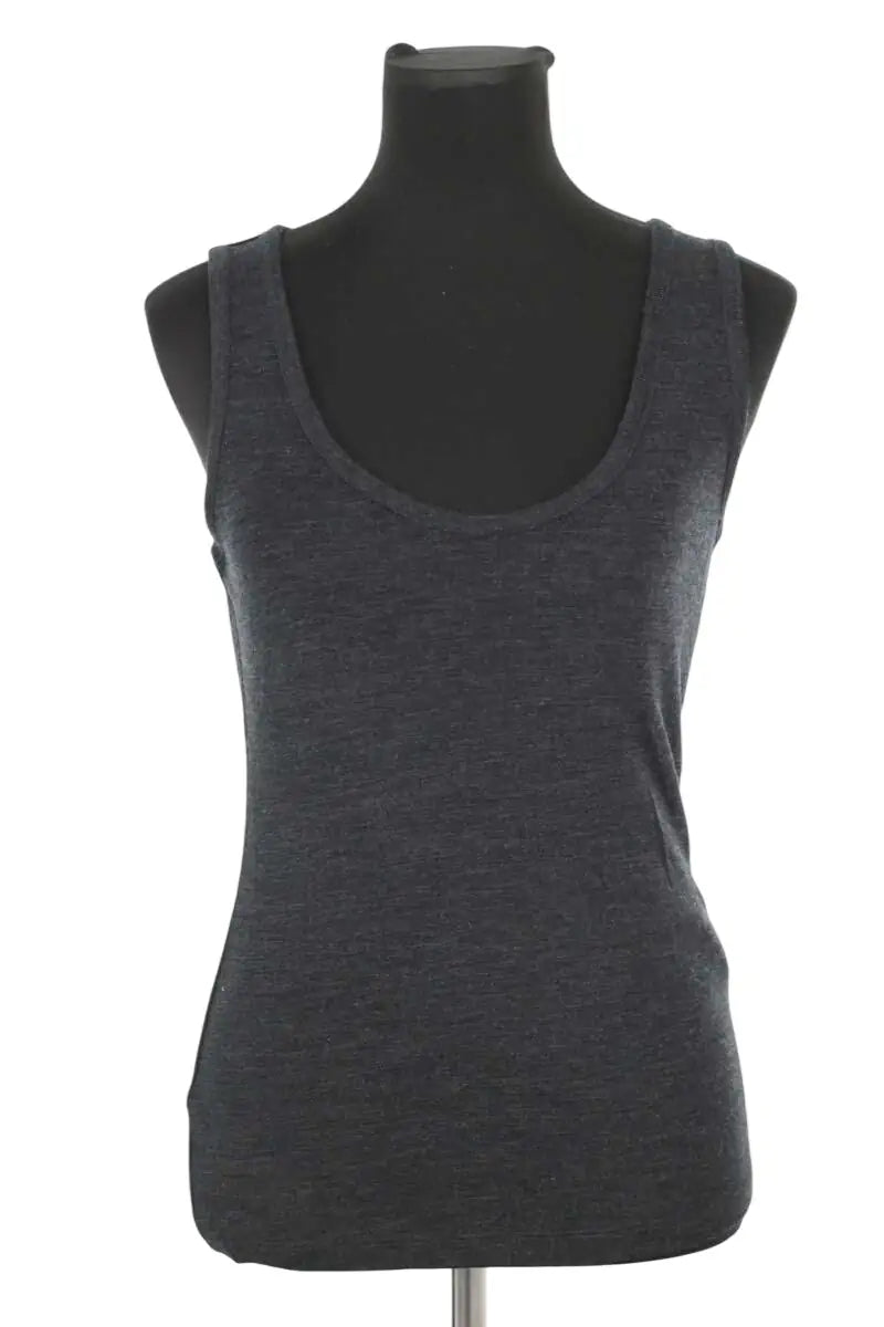 Top sans manche Claudie Pierlot Noir en Laine, taille S - Seconde Main