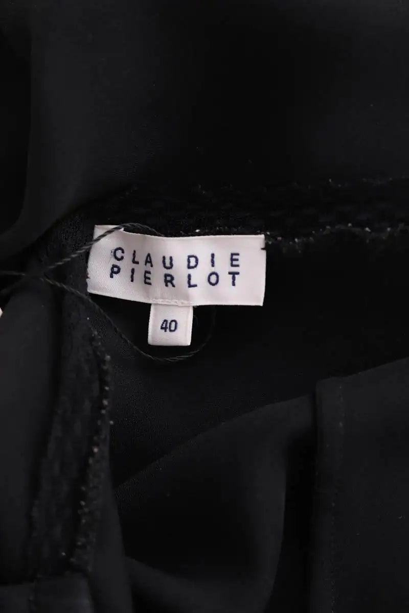 Top sans manche Claudie Pierlot Noir en Synthétique