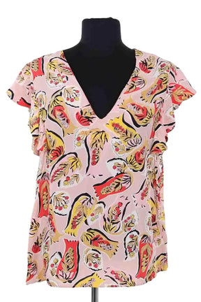 Top sans manche Claudie Pierlot Rose en Viscose, taille L - Seconde Main