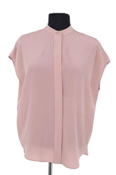 Top sans manche Club Monaco Rose en Soie, taille XS - Seconde Main