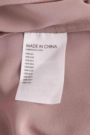 Top sans manche Club Monaco Rose en Soie