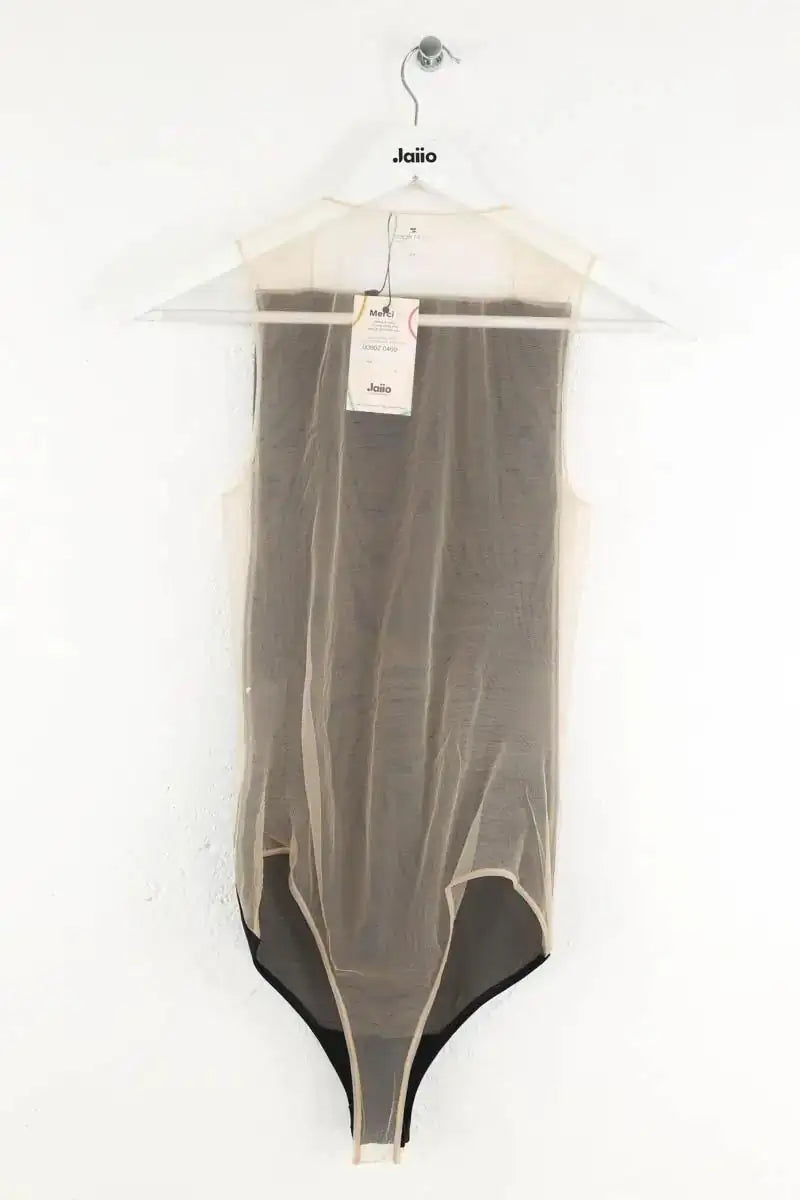 Top sans manche Courrèges Noir en Synthétique