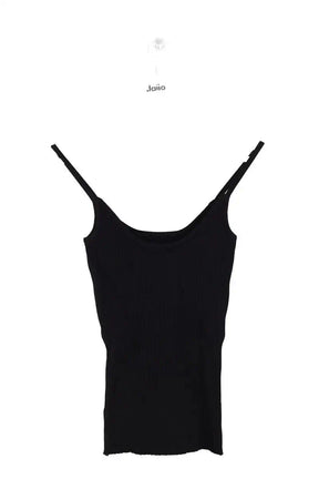 Top sans manche Courrèges Noir en Viscose