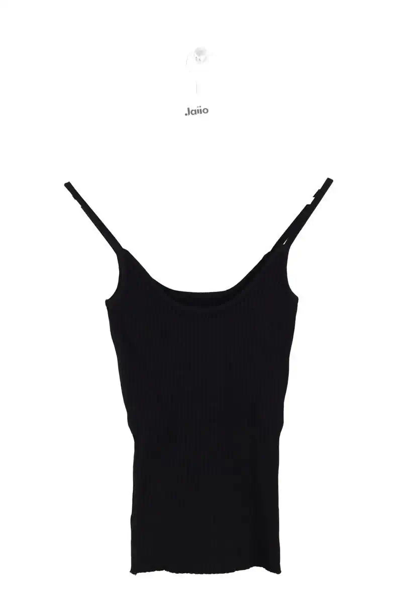 Top sans manche Courrèges Noir en Viscose