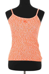 Top sans manche Courrèges Orange en Coton, taille S - Seconde Main
