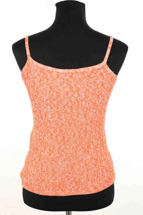 Top sans manche Courrèges Orange en Coton
