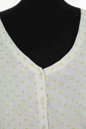 Top sans manche Des Petits Hauts Bleu en Synthétique