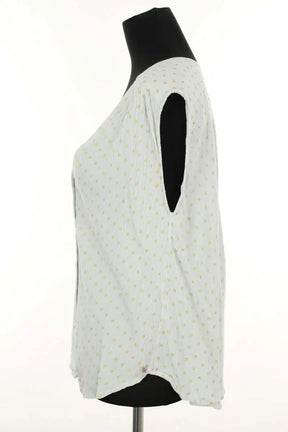 Top sans manche Des Petits Hauts Bleu en Synthétique