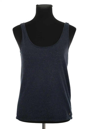 Top sans manche Des Petits Hauts Marine en Coton, taille XS - Seconde Main