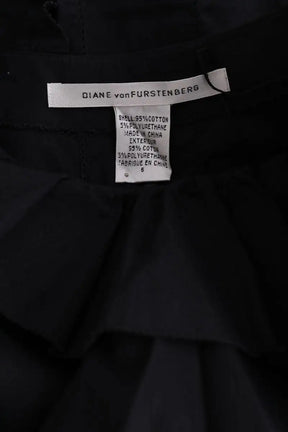 Top sans manche Diane Von Furstenberg Noir en Coton
