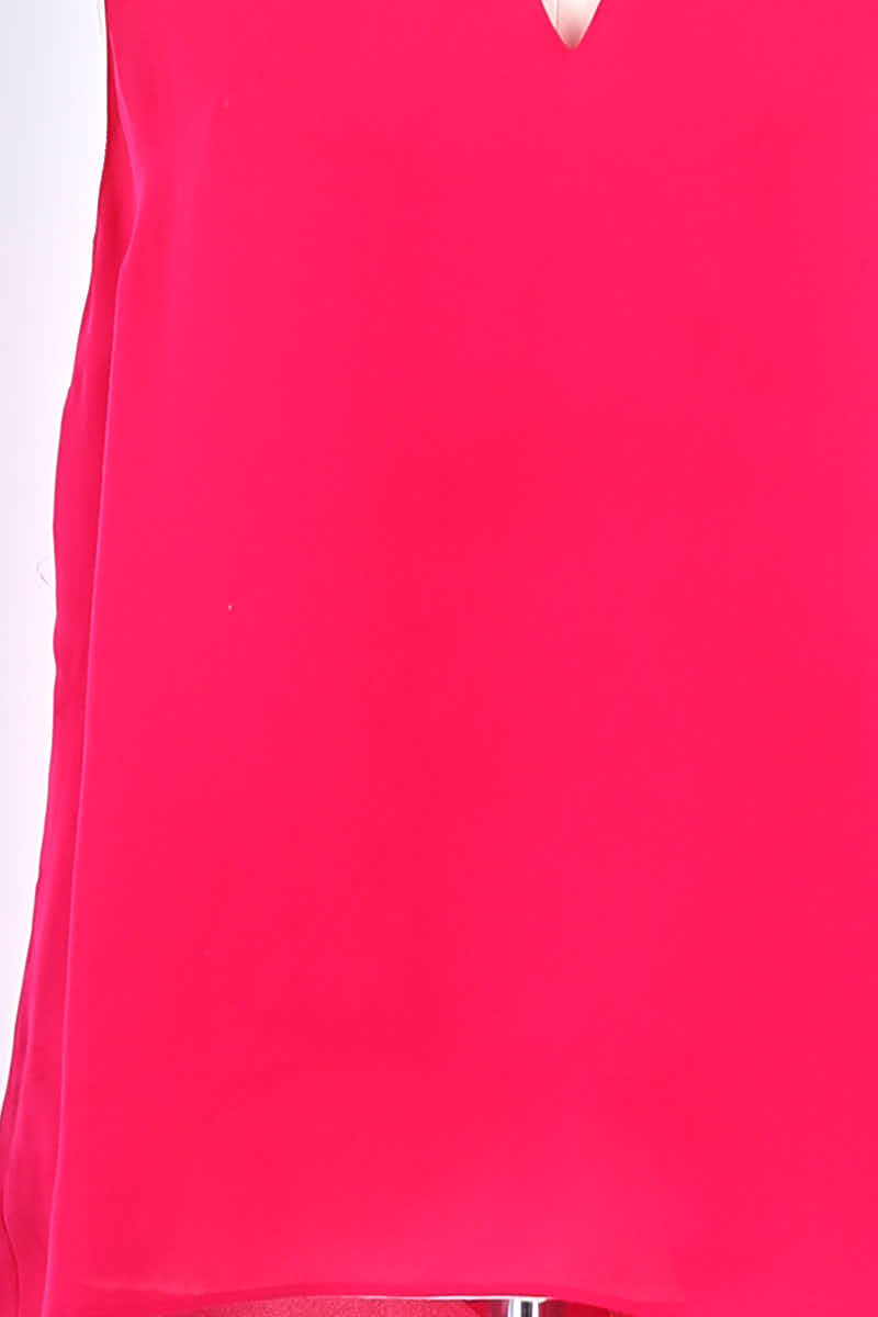 Top sans manche Diane Von Furstenberg Rose en Soie
