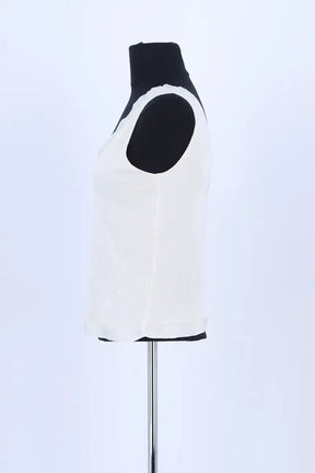 Top sans manche Dior Blanc en Coton
