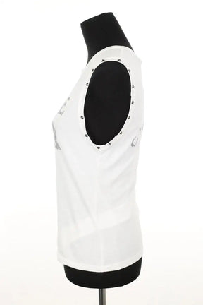 Top sans manche Dior Blanc en Coton
