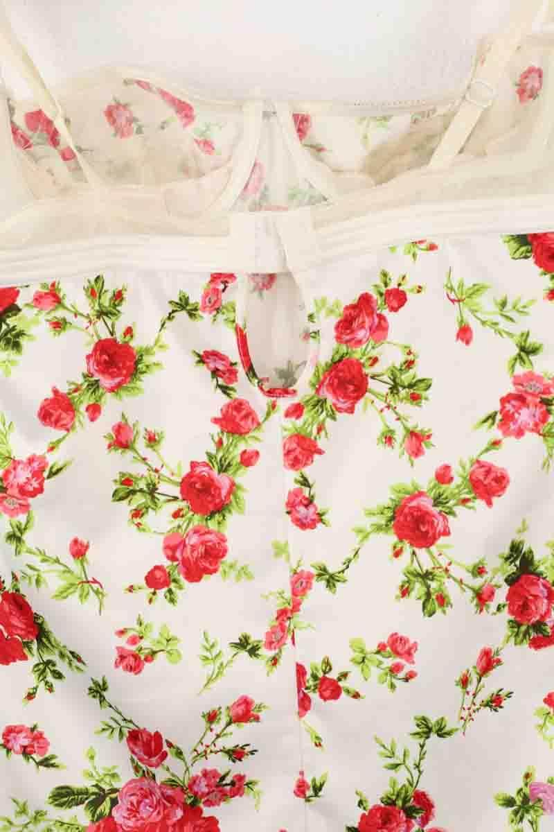 Top sans manche Dolce & Gabbana Blanc en Polyamide