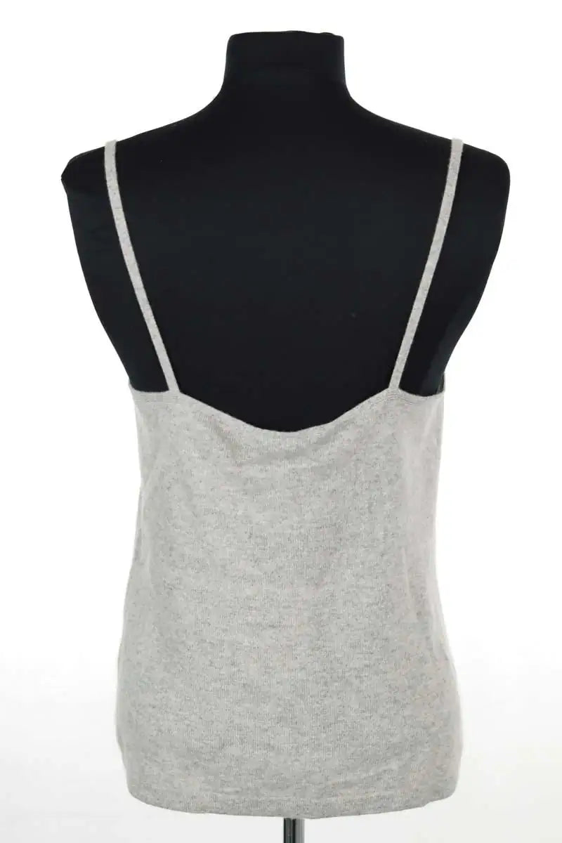 Top sans manche Eric Bompard Gris en Cachemire