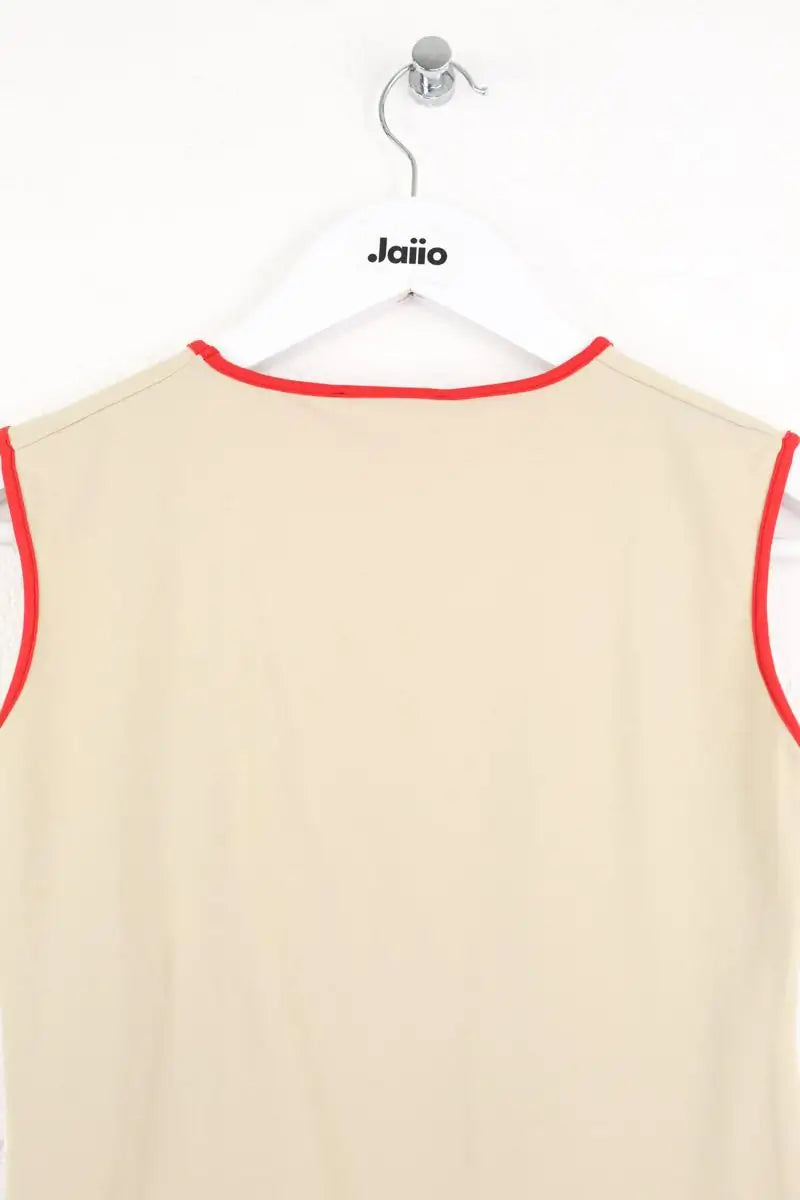 Top sans manche Fendi Beige en Polyamide