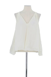 Top sans manche Forte_Forte Blanc en Coton, taille XS - Seconde Main