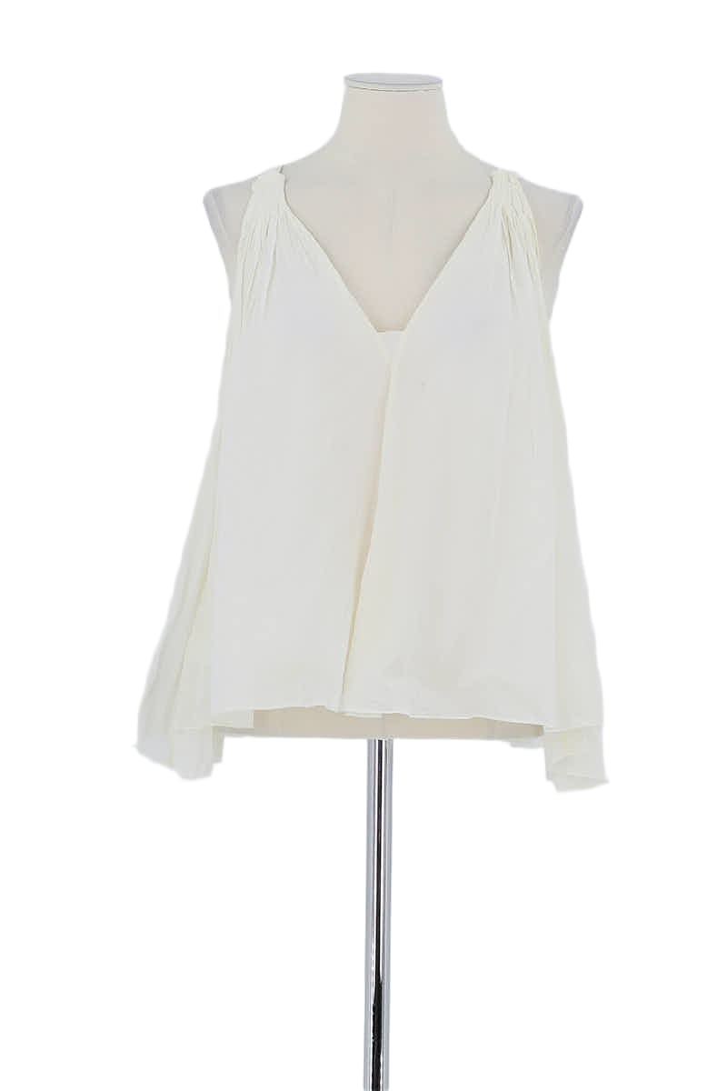 Top sans manche Forte_Forte Blanc en Coton, taille XS - Seconde Main