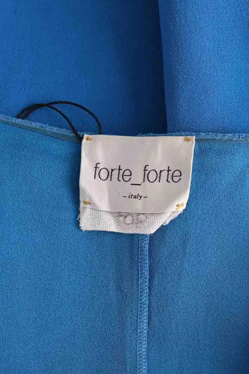Top sans manche Forte_Forte Bleu en Synthétique