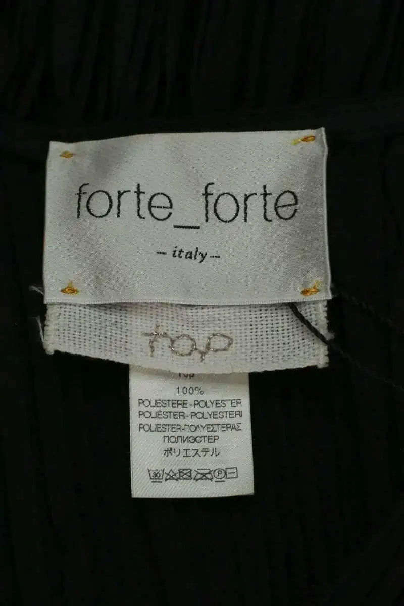 Top sans manche Forte_Forte Noir en Synthétique