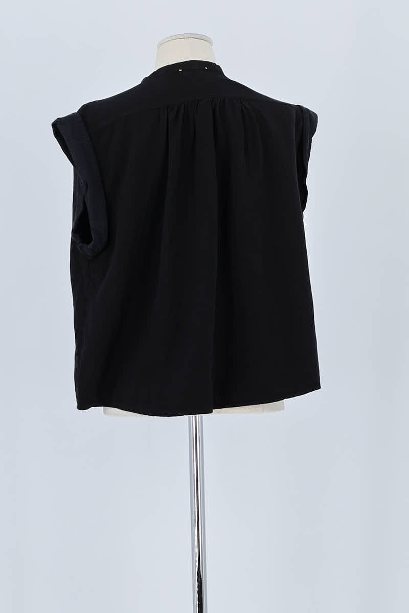 Top sans manche Forte_Forte Noir en Viscose